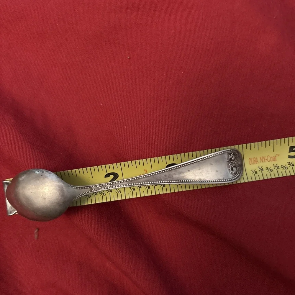 Vintage Baker‎ Manchester BMS14 Sterling Silver Demitasse Spoon 4